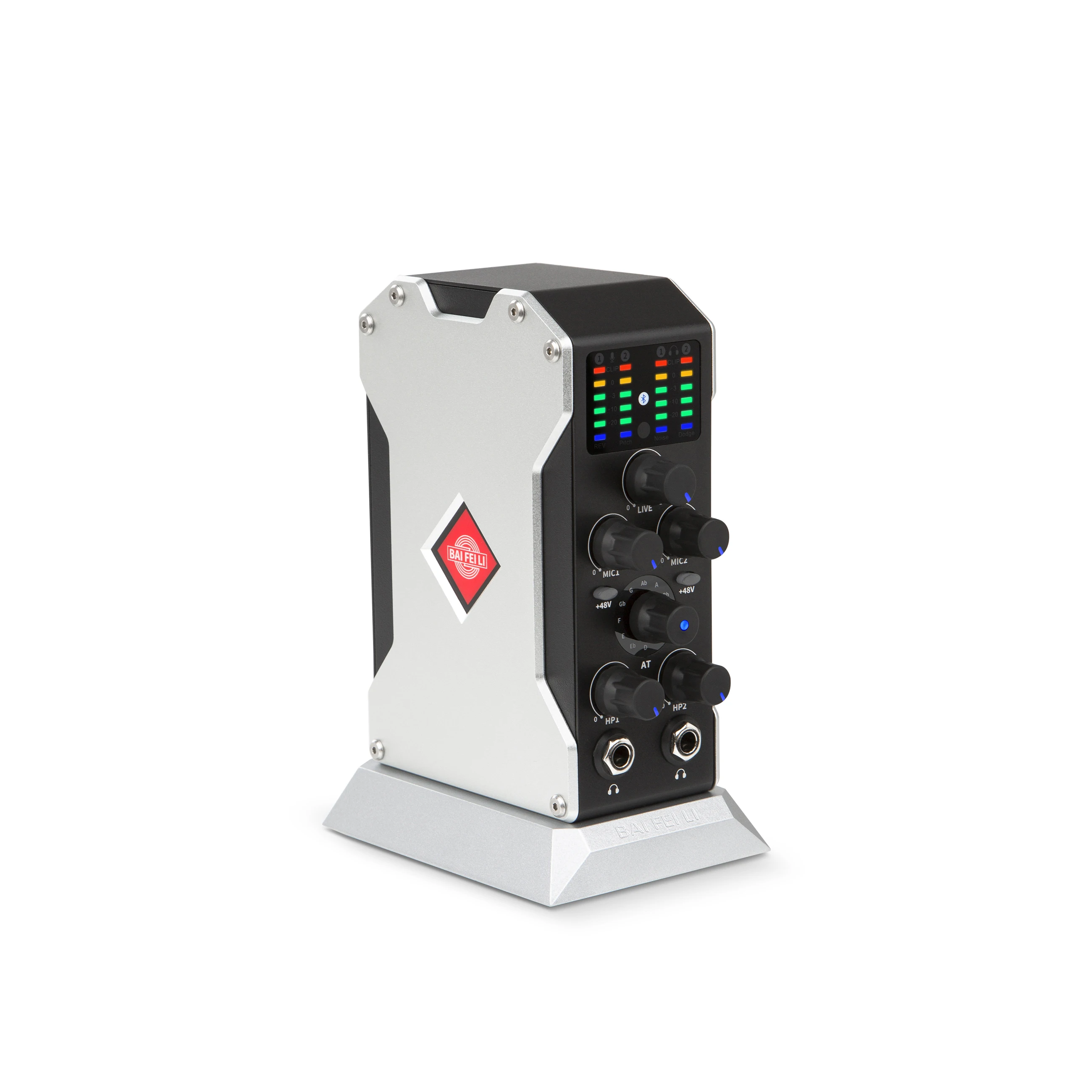Multifunctional Rack Supported Digital Live Broadcast Recording Sound Card Stereo Audio Noise Cancelling
