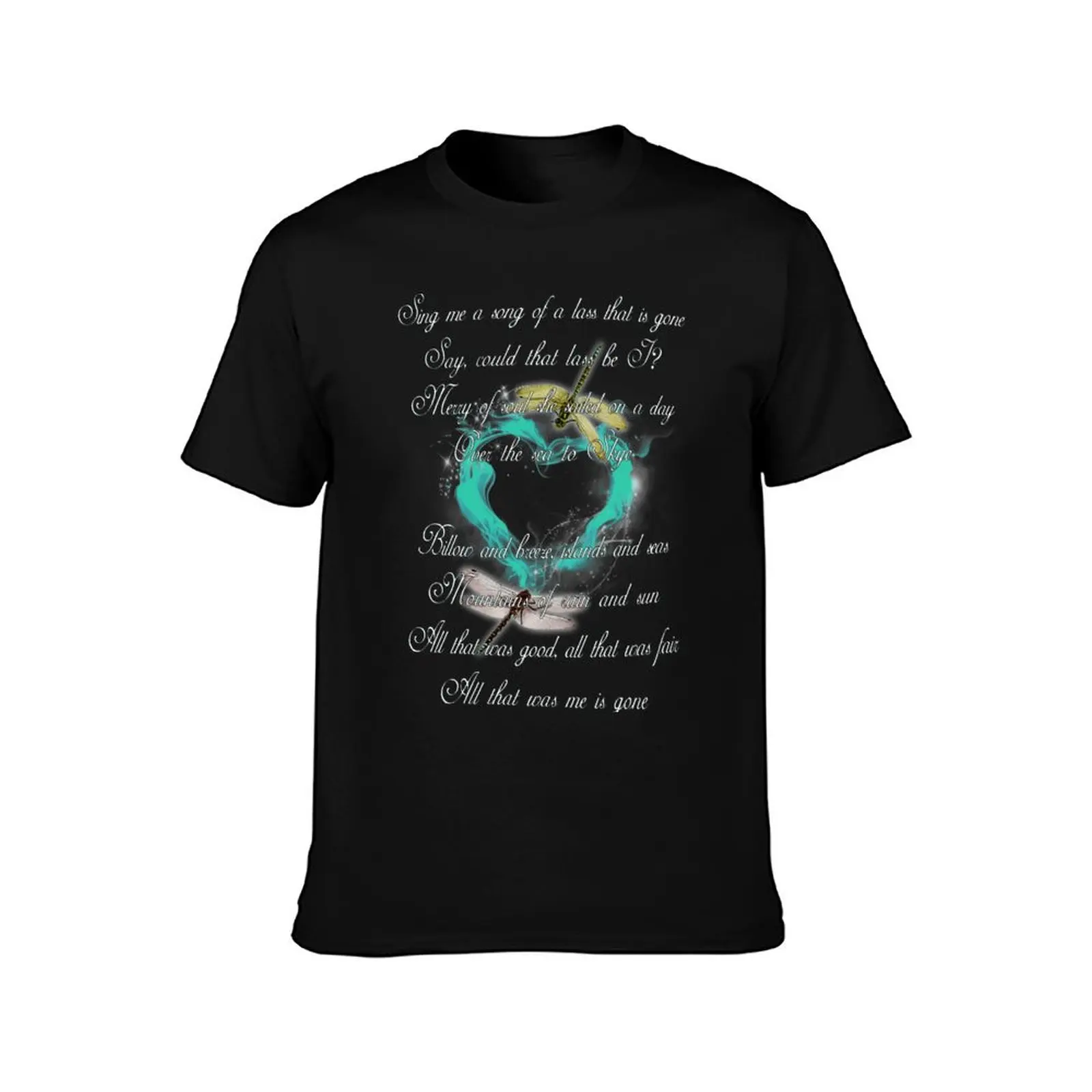 The Skye Boat Song With Love #1 T-Shirt Large Size Casual Short Sleeve Top T-Shirt