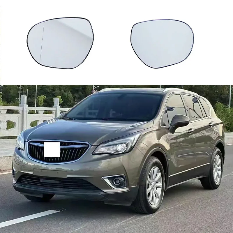 

For Buick Envision 2014 / 2020 Car Accessories Reflective Lenses Door Wing Rear View Mirror White Glass Lens Heating