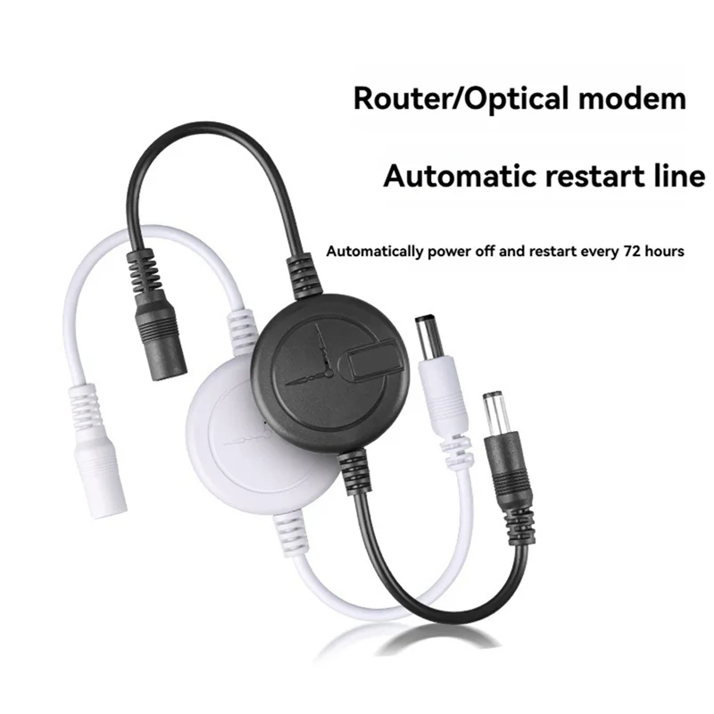 BTLIFE-DC5V-15V Router Reset Rebooter 72 Jam Kabel Restart Otomatis untuk Wifi Bridge/Kucing/Router/Repeater Rebooter