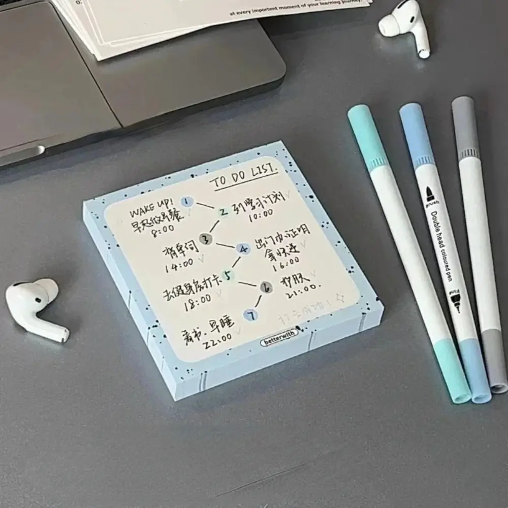 50枚入り/パック 透明インチ付箋 オフィス用品 付箋 スクラップブッキング メモ帳