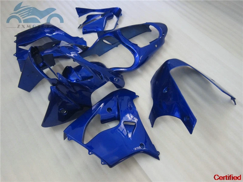 

Настраиваемые комплекты обтекателей из АБС-пластика для Kawasaki Ninja ZX9R 2000 2001, комплект пластиковых обтекателей для мотоцикла 00 01 ZX 9R, темно-синий комплект кузова