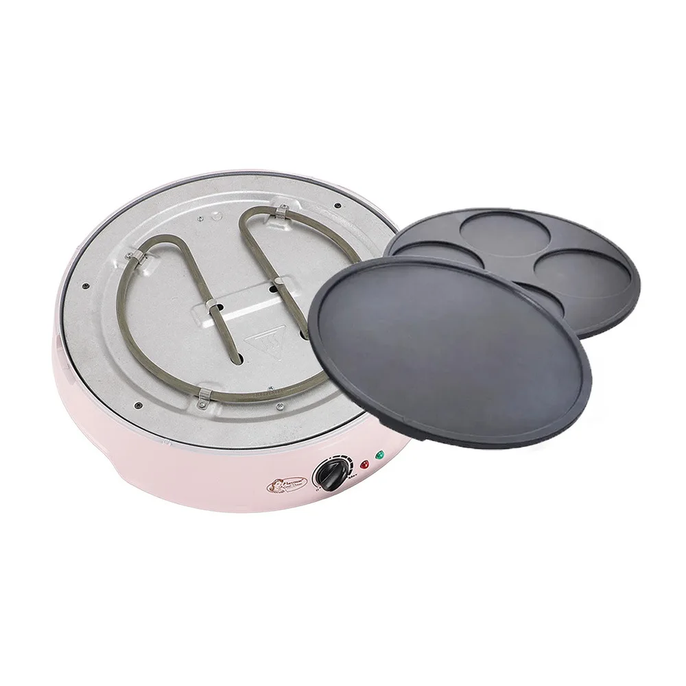 110V Electric Crepe Pan Pancake Griddle Spring Roll Maker Reversible Plate for Steak Egg Frying view 5