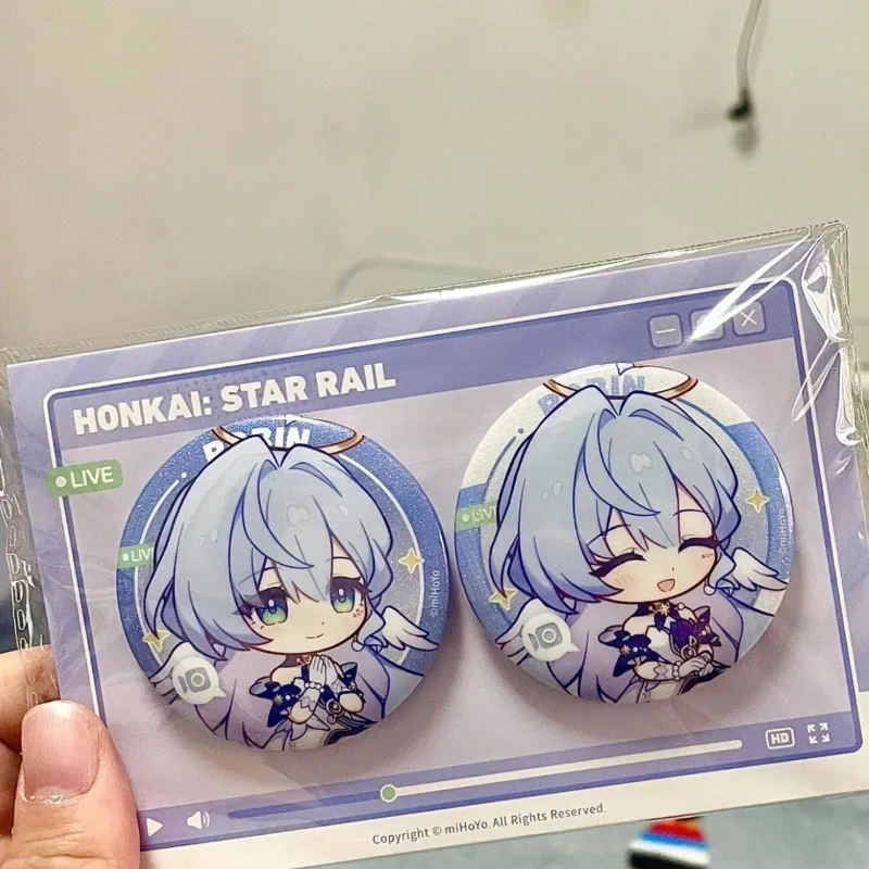 

Honkai：Star Rail Robin Anime Cosplay Halloween Metal Badge Cute Bag Decor Pin Toy Fans Christmas Present Send to friends