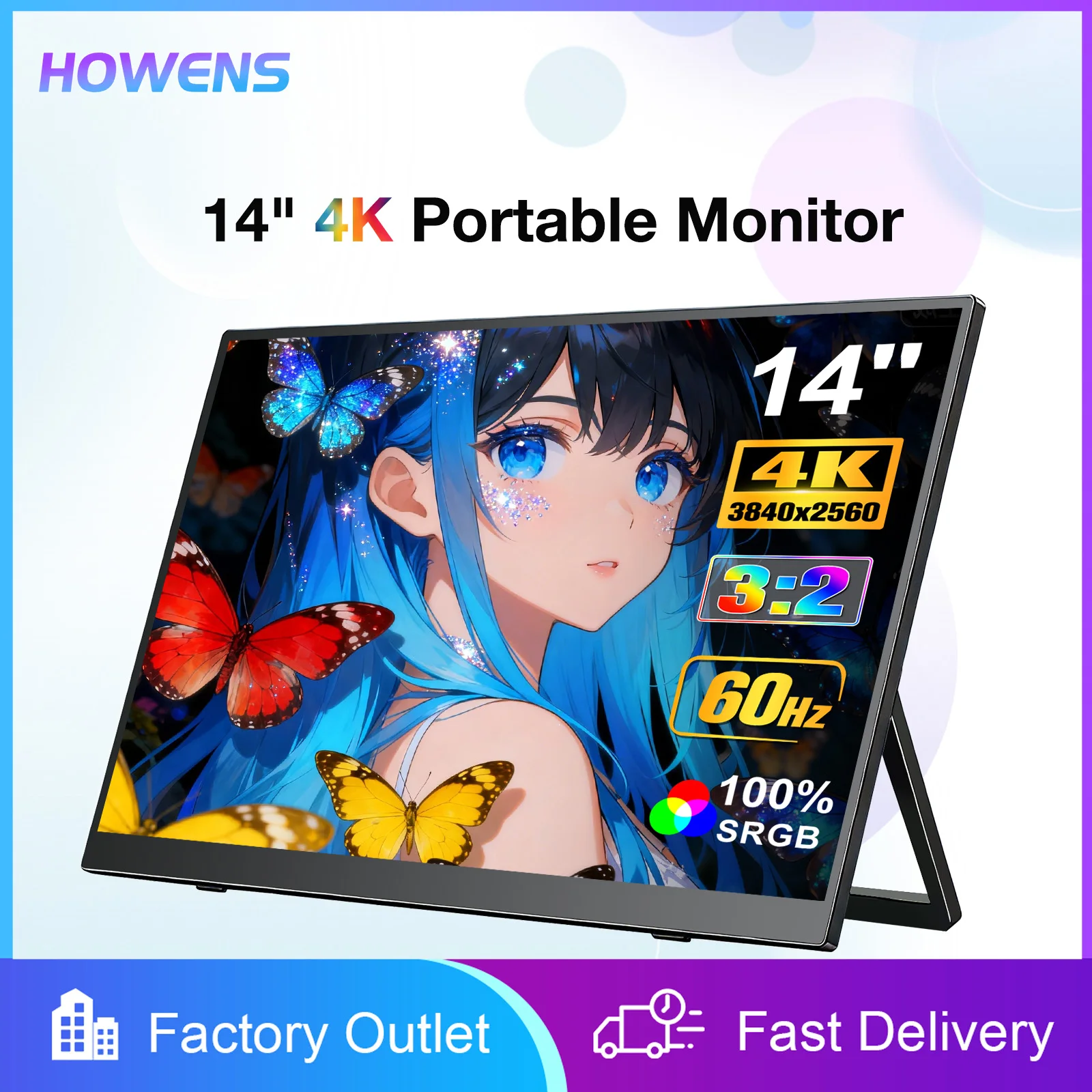 Photography Uk - 14 Inch Portable Monitor 4K 3840x2560P