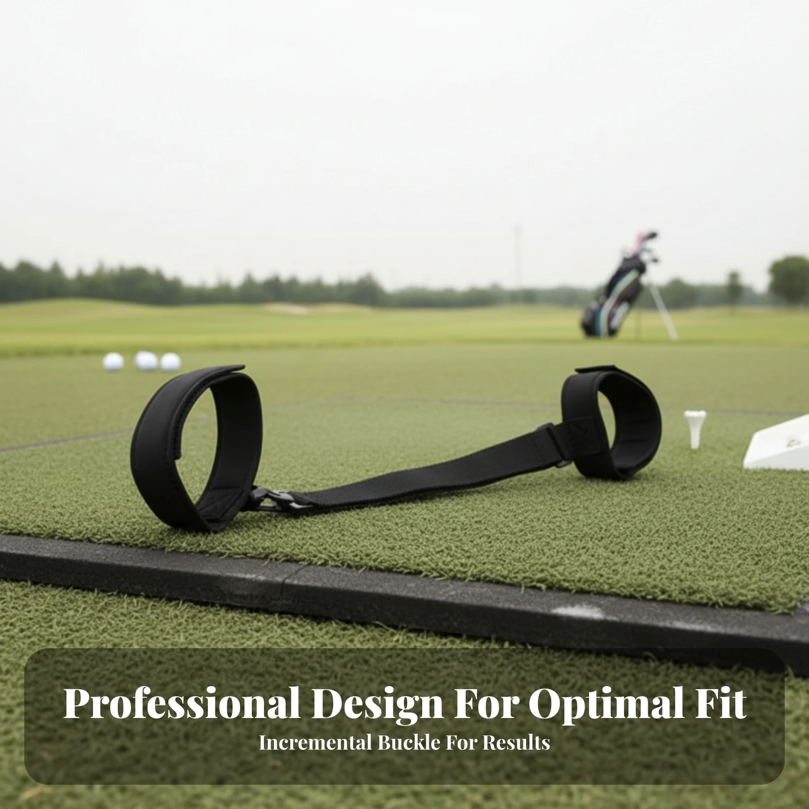 Golf Swing Training Aid with Adjustable Strap Comfortable Golf Swing Coach Sports Equipment Compact for Beginners
