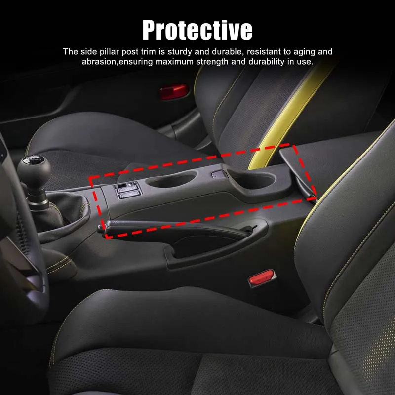 

Real Carbon Fibe For Nissan 400Z Car styling car center console cup holder panel decorative sticker car interior accessories