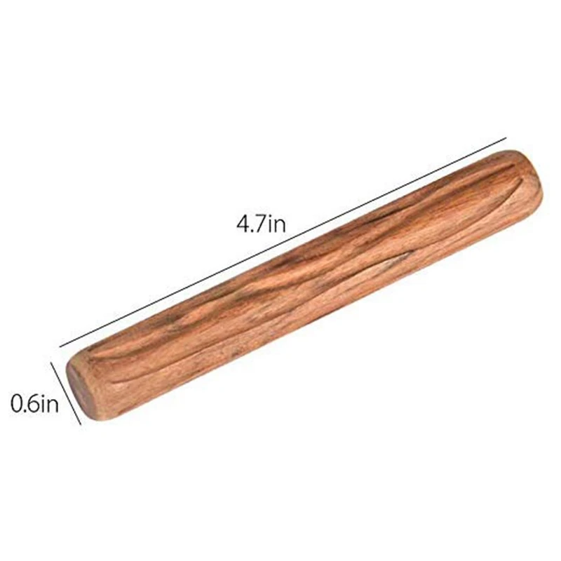 Wood Hand Rollers For Clay Stamp Clay Pattern Roller Ceramic Tools Carved Texture Printing Mud Rolling Embossed Pattern