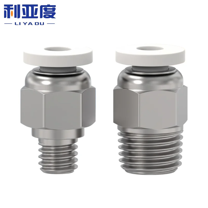 PC6-01 PC4-01 PC4-M6 Encaixe pneumático para impressora 3D Push to Connect Acoplador para tubo Bowden de 1,75 mm |   Hotend E3D V6 e rosca M4