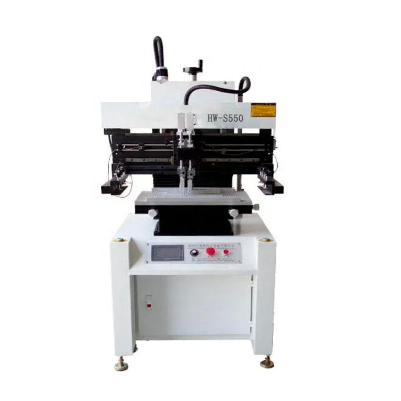 Semi-auto LED SMT Solder Paste Printer Solder Stencil Printer Screen Printer for PCB Printing