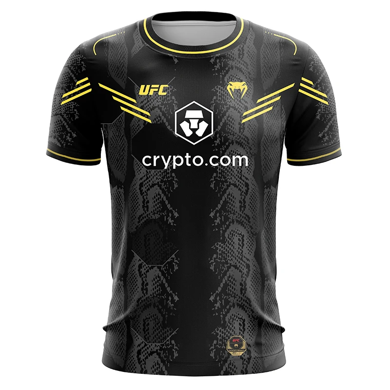 2026 New UFC Sweatshirt, Muay Thai Shirt, Gym Top, Boxing Training T-shirt, Fight Training Large Size Short-sleeved Shirt S-6XL
