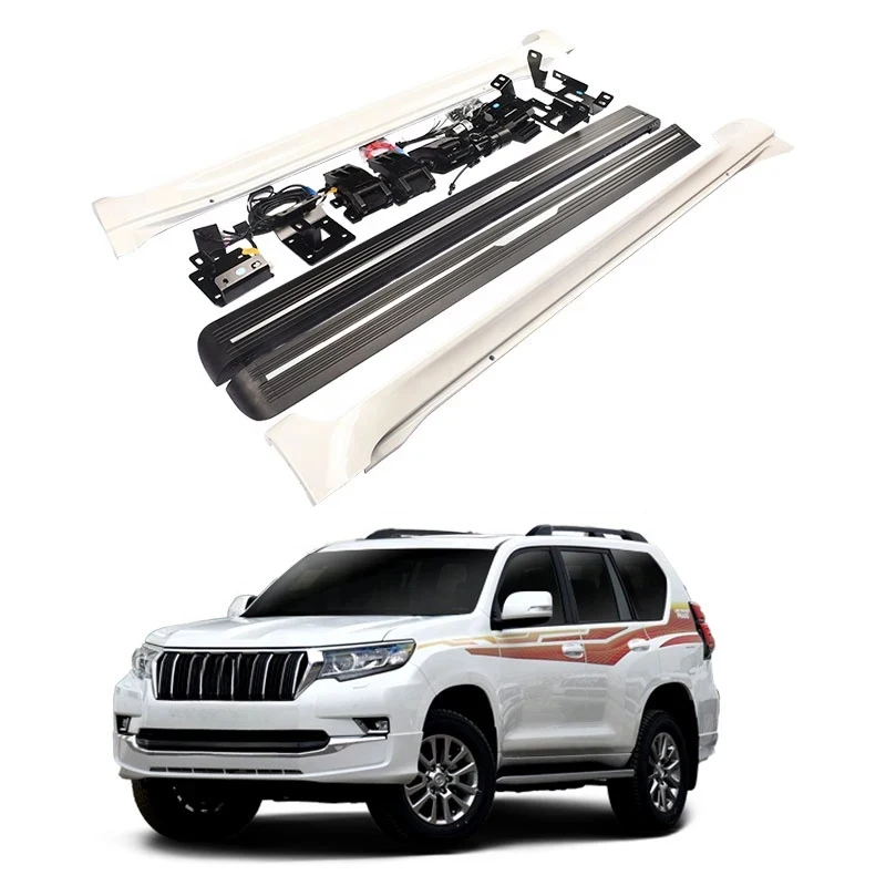 

Aluminium Alloy Power Folding Side Steps Threshold Accessories Fit LC150 Heavy Duty Anti-Slip Exterior Parts