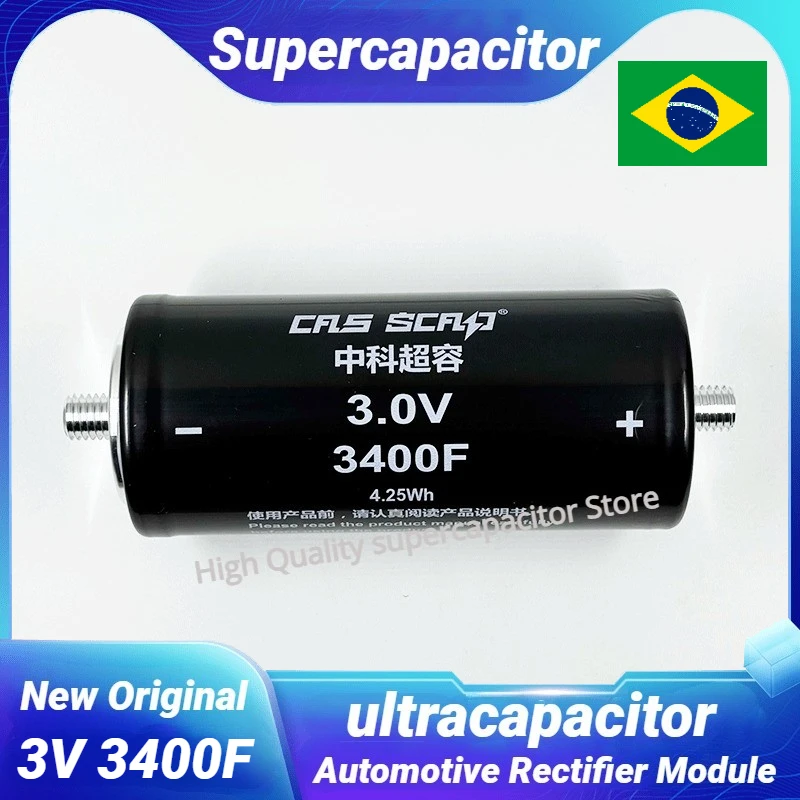 3PCS 3V 3400F Super Capacitor Cell Brand New Car Boot Car Audio Car Start Freely Assembled High CCA Best Capacitors