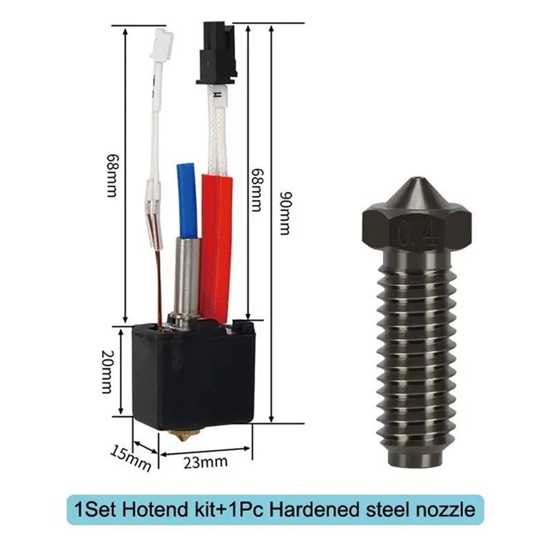 

ABIK-2 Set For Anycubic Kobra 2 Hotend Kit Kobra 2 Series Neo/Pro/Plus/Max Hot End Kit 24V 60W NTC 100K Kobra 2 Heat Sink,A