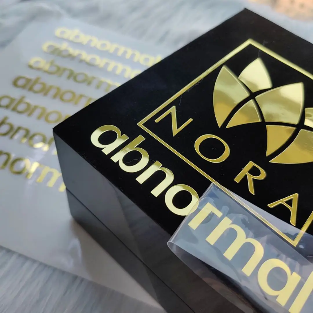 Customized Logo Label 3D UV Metal Transfer Sticker Permanent Waterproof Adhesive for Plastic Bottle Box Packaging