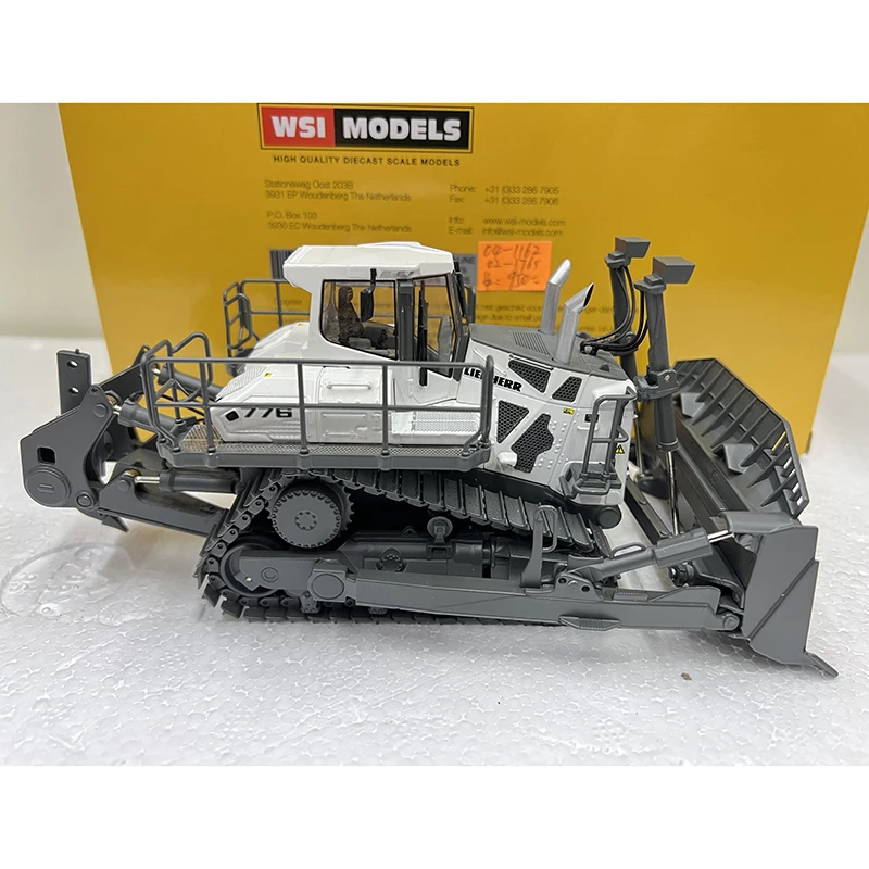 WSI Diecast 1:50 Scale LIEBHERR PR776 Bulldozer Crawler Forklift Alloy Model 04-1162 Collection Souvenir Display