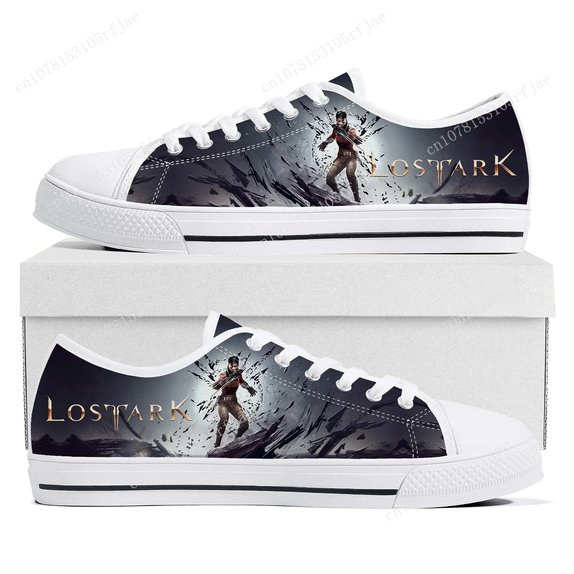 L-Losts A-Ark Low Top Sneakers Hot 3D Game Womens Mens Teenager High Quality Canvas Sneaker Couple Fashion Custom Built Shoes