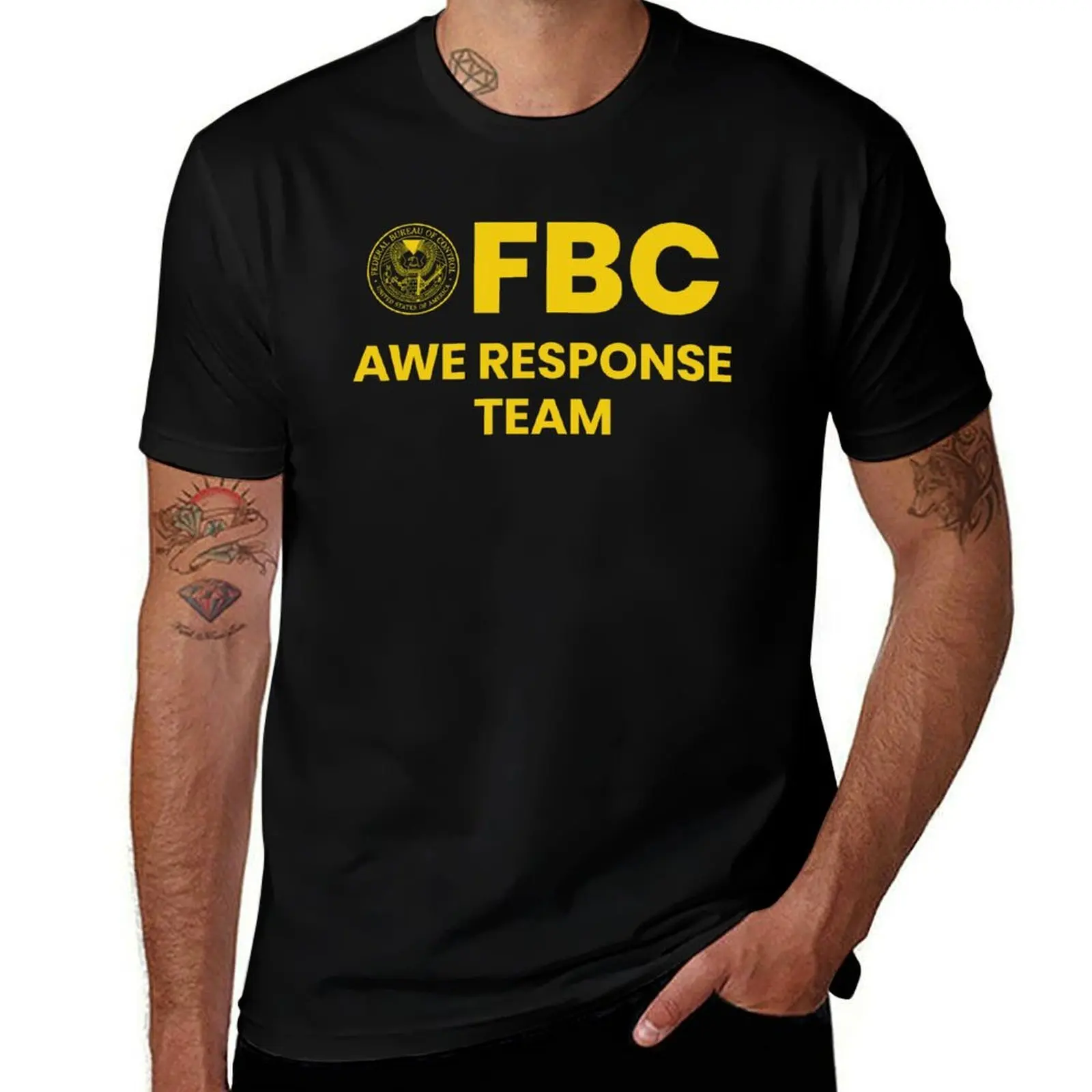 T-shirt du Bureau fédéral de contrôle - Équipe de réponse AWE, t-shirt confortable pour un usage quotidien