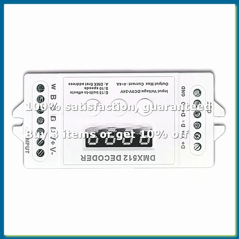 4CH DMX512 Decoder RGBW LED Light Strip Controller Console Use Decorated Lighting Dimmer Driver DC9V-24V Light Show-A32R