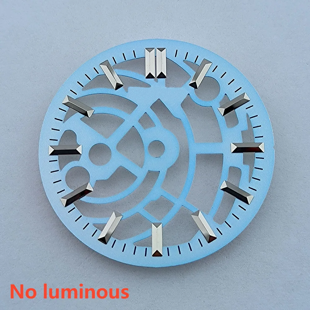 NH70 dial 28.5mm S dial Custom logo watch dial luminous suitable for NH70 movement watch accessories repair tools