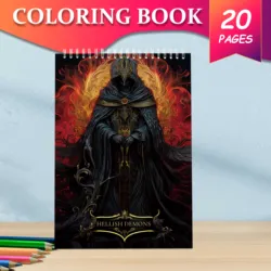Hell Devil Graffiti Colouring Book Adult Picture Book Make Designs Of One's Own