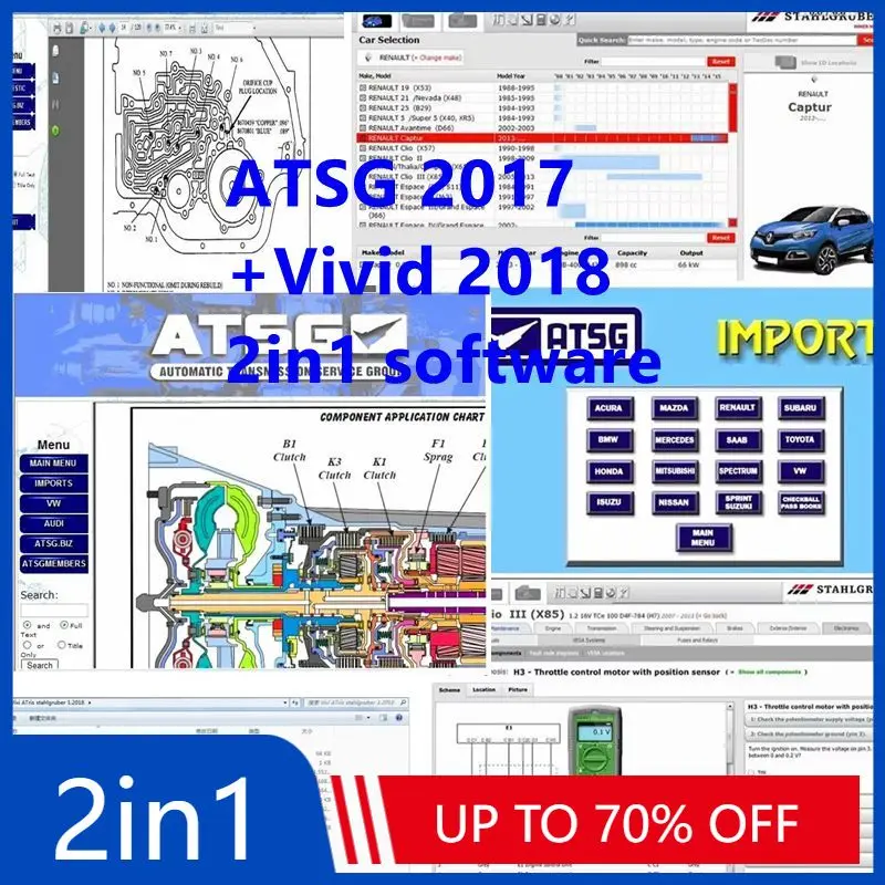 

2025 Hot Vivid Workshop Data Atris-Stakis Technician 2018.01 В Многоязычные +ATSG 2017, автоматические передачи 2 в 1