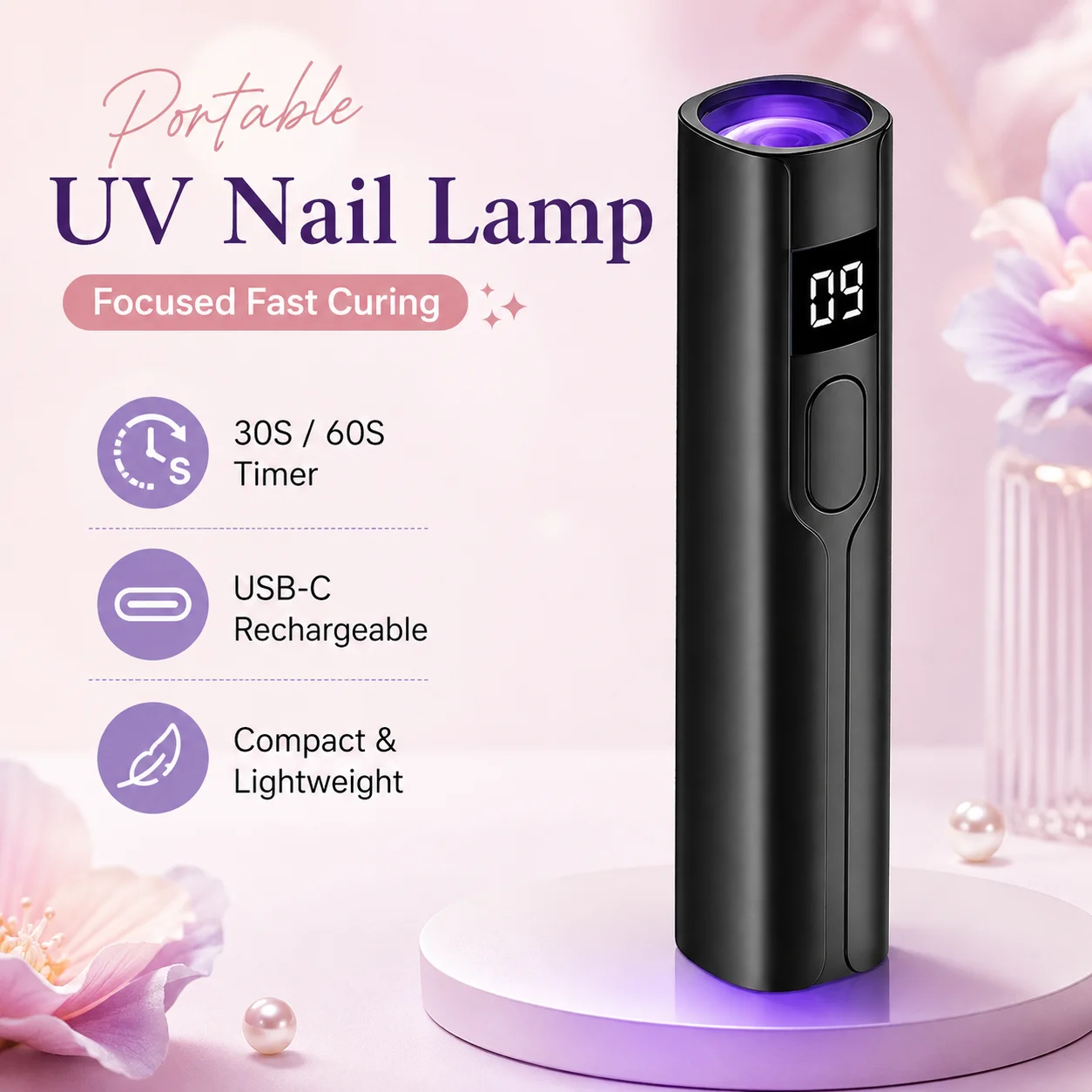 mini-lampada-uv-per-unghie-365-405nm-led-asciuga-gel-con-2-timer-30s-60s-display-intelligente-ricaricabile-usb-c-luce-portatile-per-polimerizzazione-unghie