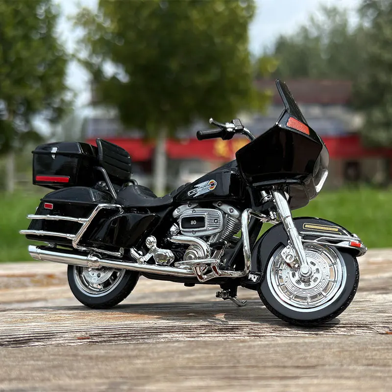 Maisto 1/18 Harley Davidson FLT Tour Glide 1988 Alloy Motorcycle Model Collection Shork-Absorber Off Road Autocycle Model