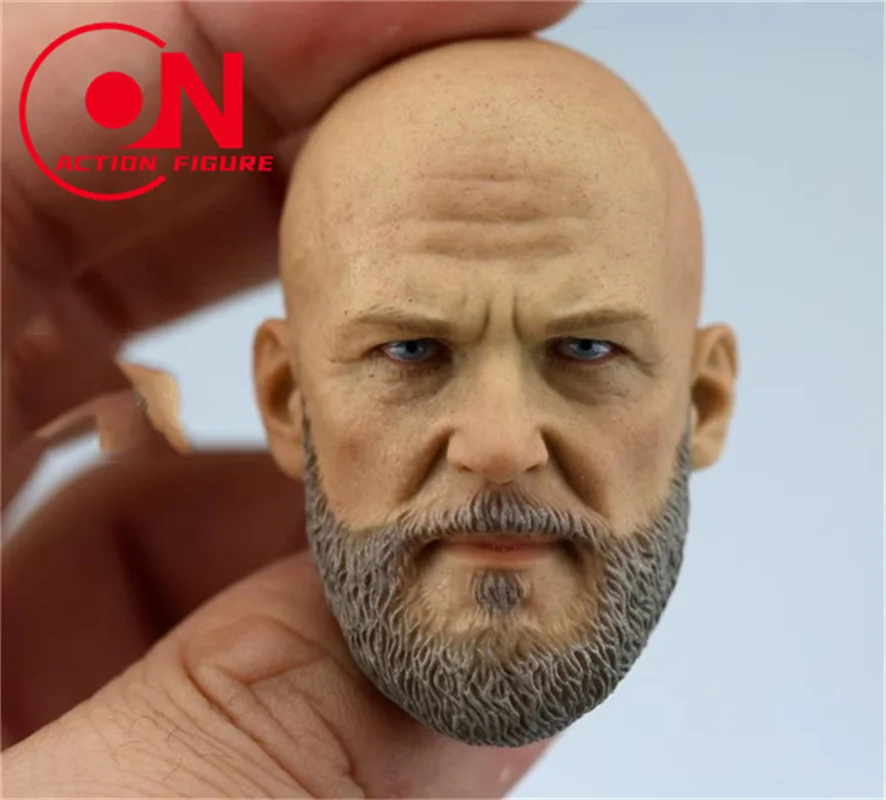 1/6 Scale Jeff Bridges Male Head Sculpt Sculpture Bearded Mango Transformeres Villain For 12