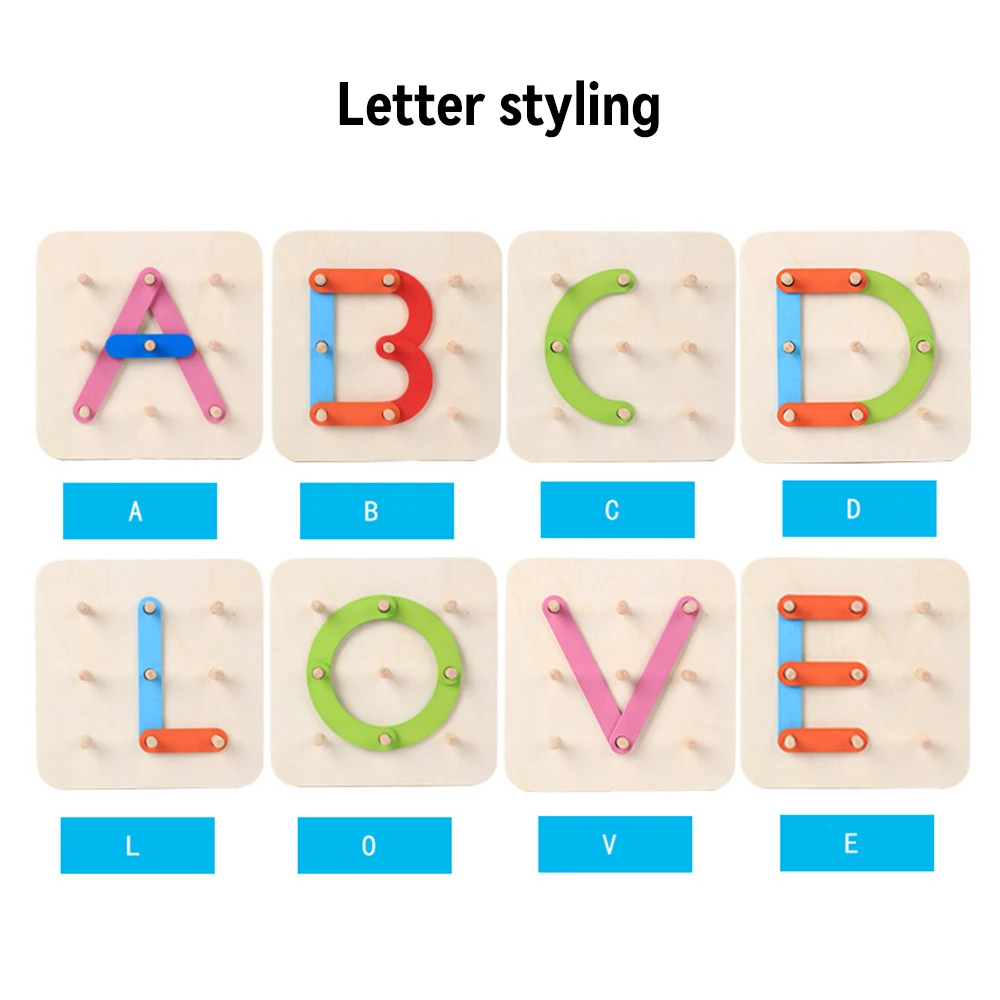 Jouets éducatifs en bois pour tout-petits d'âge préscolaire, jouets Patchwork pour garçons et filles