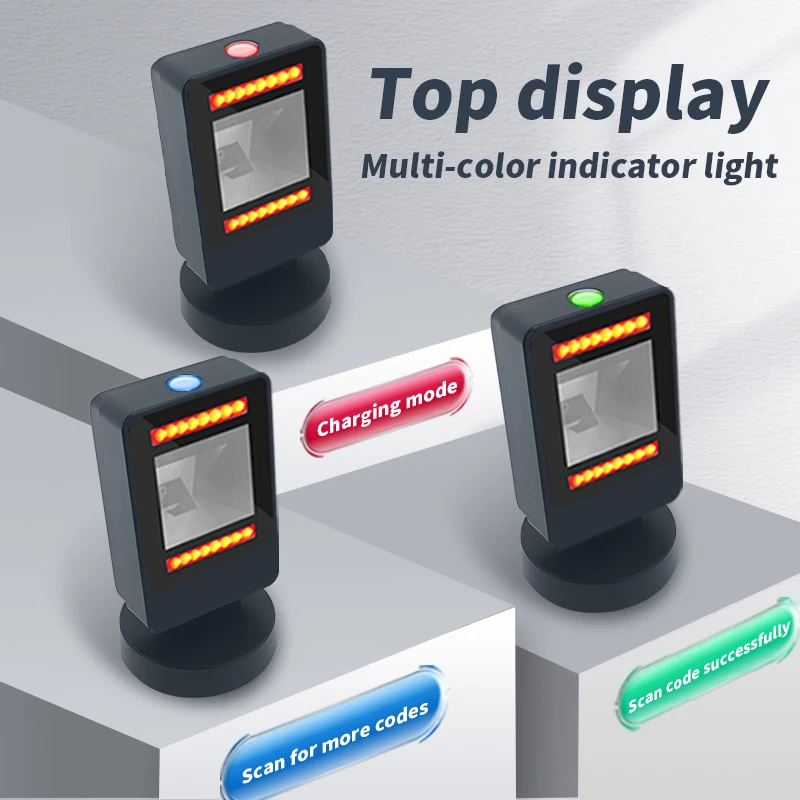 T26 Wired Barcode Scanner For Scanning 2D 1D QR Plug And Playics