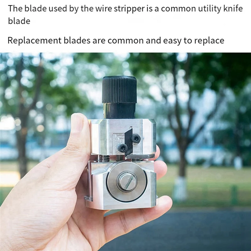 Y17A Household Portable Manual Stripping Machine Waste Copper Wire Peeling Machine Waste Cable Wire Stripping Easy To Use 5 Blad