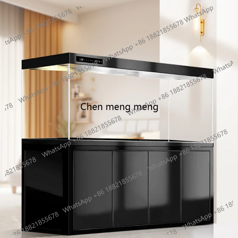

Floor Modern Aquarium Ornamental Fish Decoration Fish Tanks Accent Aquarium Luxury Living Room Home Furniture Acquario