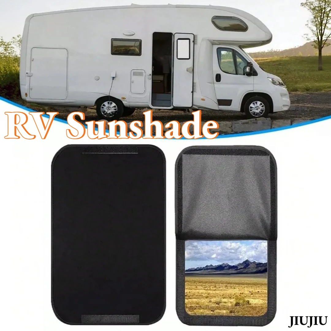 RV Sunshade Skylight Shading Pad Foldable Awning Cover Waterproof Camping Tailgate Sunshade Car Trailer RV Accessories
