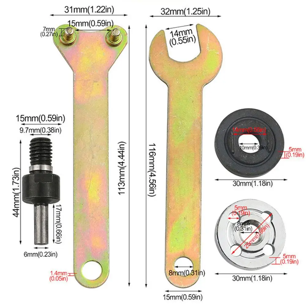 전기 드릴 앵글 연마기 렌치 연결 스틱 연마기, 핸드 헬드 드릴에 앵글 연마기 금속 액세서리 도구 변환 세트