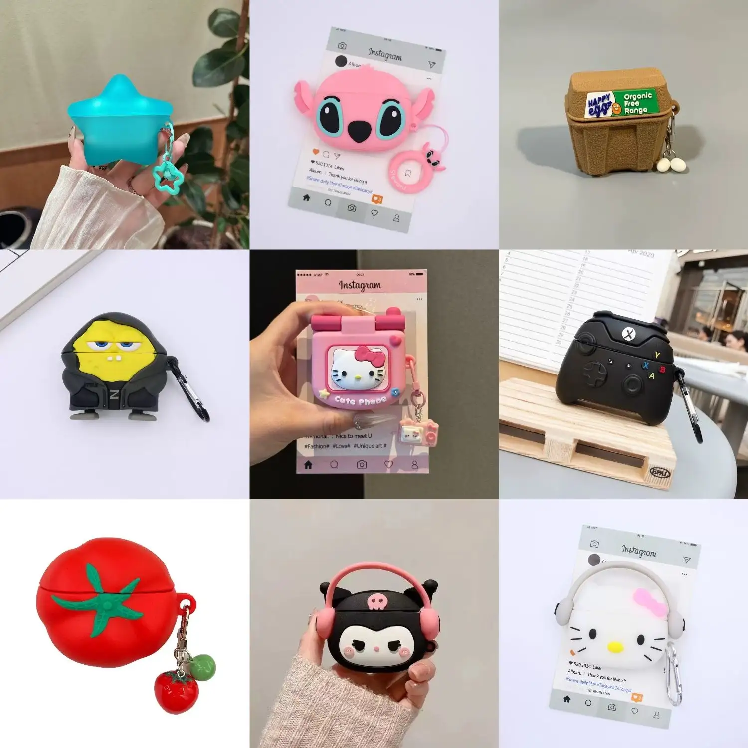 

New Cartoon Silicone Case for AirPods Pro3 Earphone Accessories Protective Cover Case for Apple Airpods 4 3 2 1 Pro Pro2