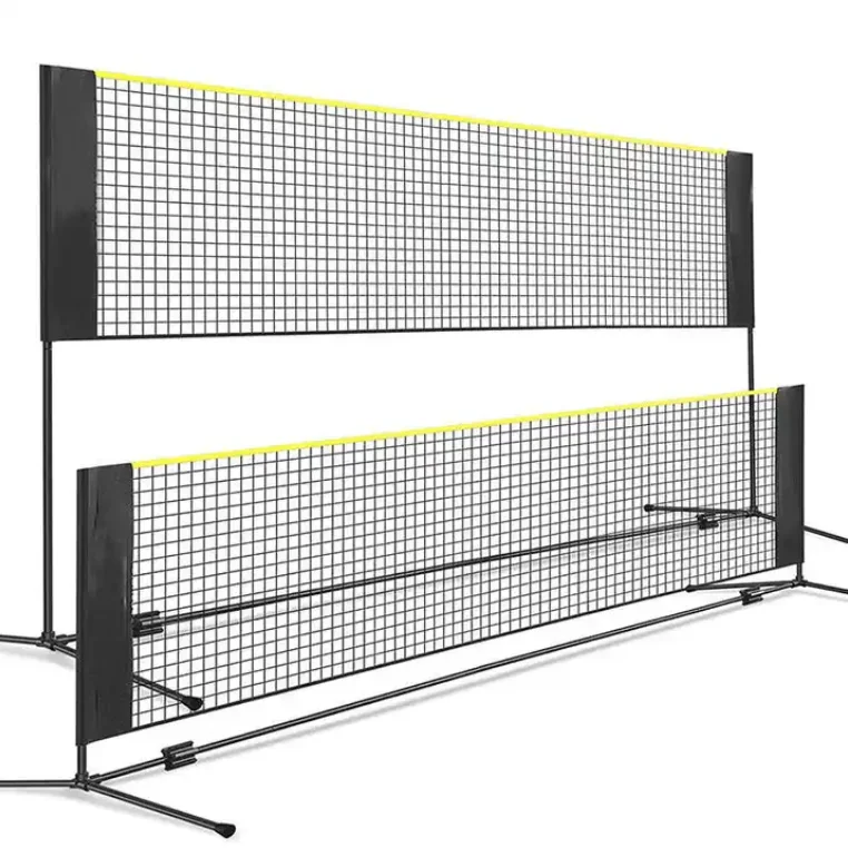 Portable Indoor/Outdoor Foldable Badminton Net with Column & Blocking Match Ball Included for Sports Enthusiastspromote sales