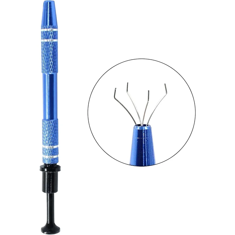 4-مخلب التقاط أداة ثقب الكرة المنتزع، الفولاذ المقاوم للصدأ 4 شوكات جوهرة لاقط أداة Terp Pearl Grabber ل-جديد