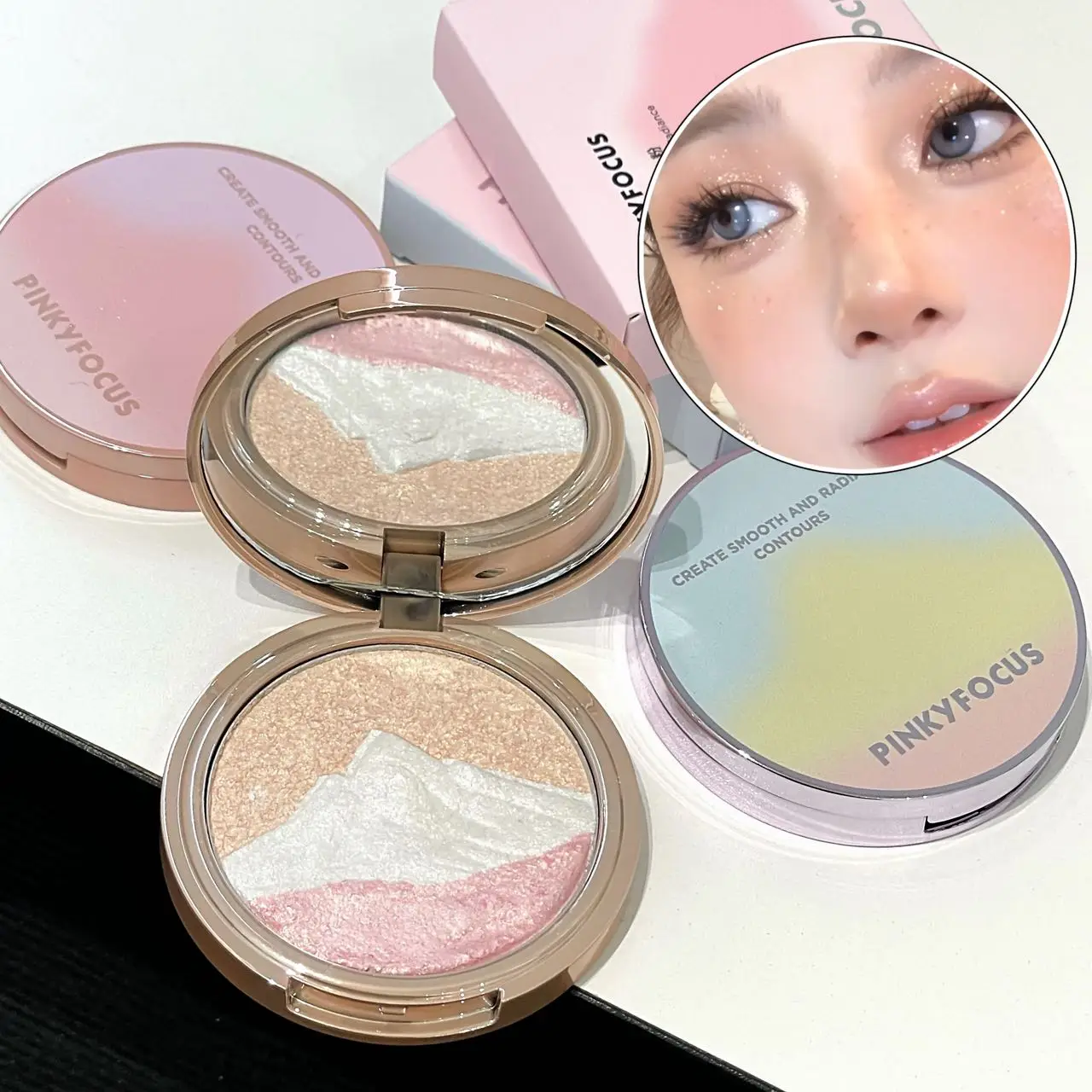 Star Shimmer Highlighter Fine Glitter Long Lasting No Fallout Easy Apply Face Contour Brightening Makeup