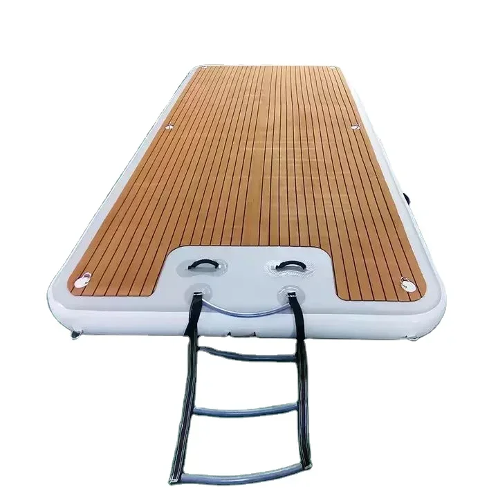 Yoga Mat protection Float Pool Island Pvc Floating Swimming Dock PlatformInflatable Water Platform