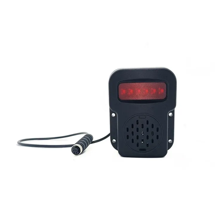 Red LED Flash Security Parking Sensor Vehicle Forklift Lorry Car Warning Alert Lamp With Sound Alarm Siren Strobe Light