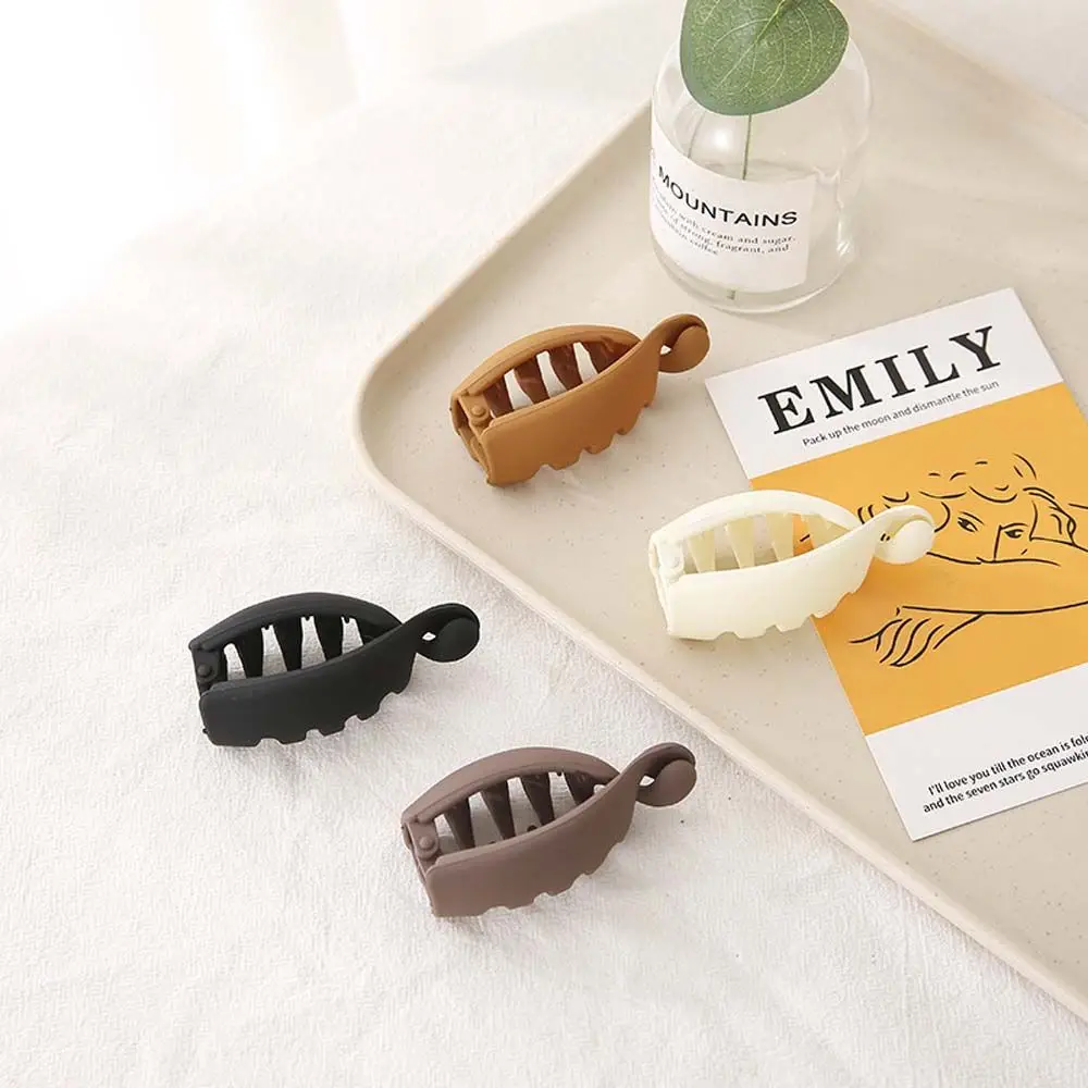 

Silmple Retro High Ponytail Fixed Elegant Solid Color Wome Hair Claw Girls Hairpin Banana Clip Korean Style Hair Clip Headwear