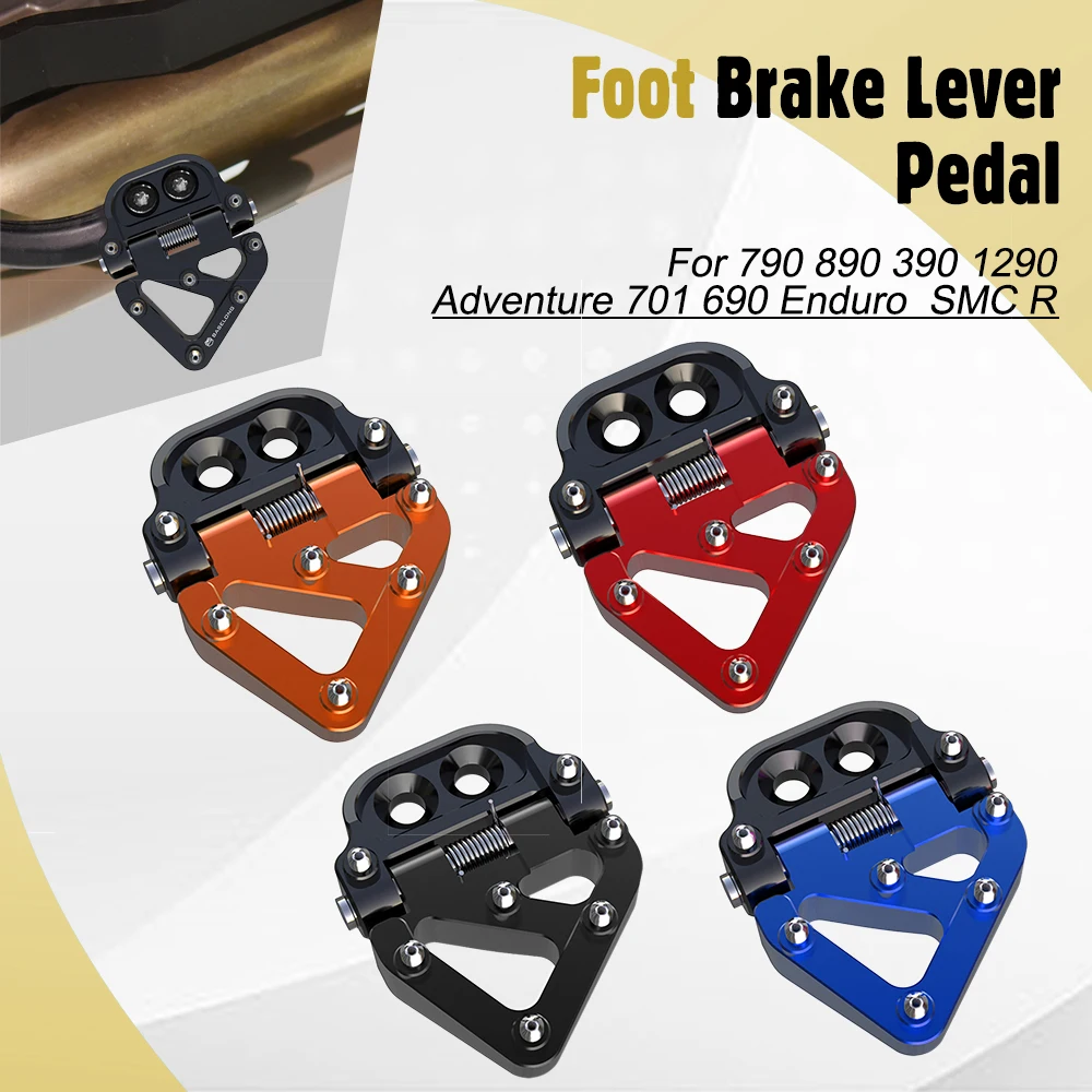 

For KTM 790 890 390 1290 Adventure 701 690 Enduro 690 SMC R For BEAT RR 2T XTRAINER Foldable Rear Brake Pedal Step Tip Plate