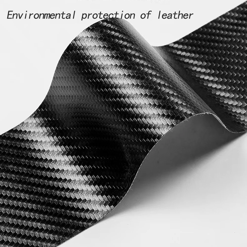 Auto Door Sill Carbon Fiber Car Sticker Protector Strip Waterproof Protect Film For Ford ST LINE STLINE Mk3 Mk4 Focus Mustang
