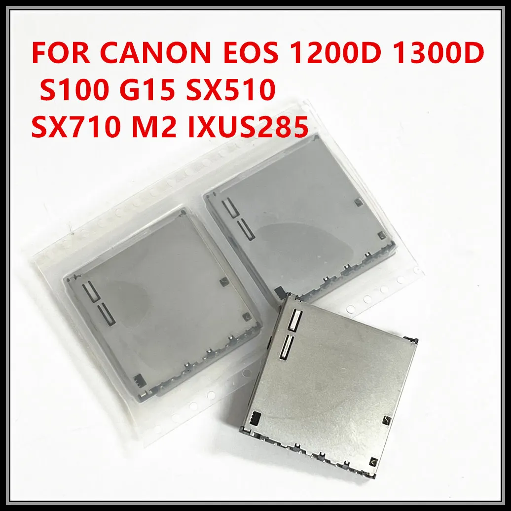 NEW For Canon 1300D S100 G15 SX510 SX710 IXUS285 M2  SD Memory Card Reader Connector Slot Holder Camera  Repair Spare Part