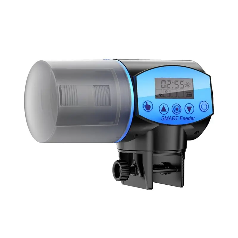 

【ADORN】Инструмент для кормления рыбы, автоматическая кормушка для рыбы, цифровой дисплей, интеллектуальный электрический дозатор еды с таймером для черепахи