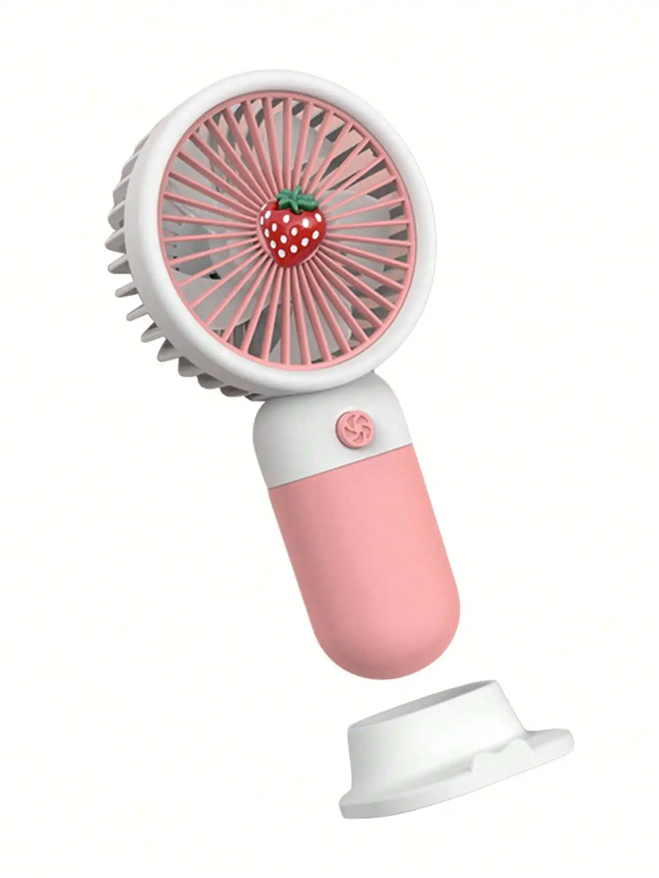 1pc Mini & Lovely Handheld Fan With Usb Interface And Data Cable, Suitable For Outdoor, Indoor And Office, With Colorful Fruit &