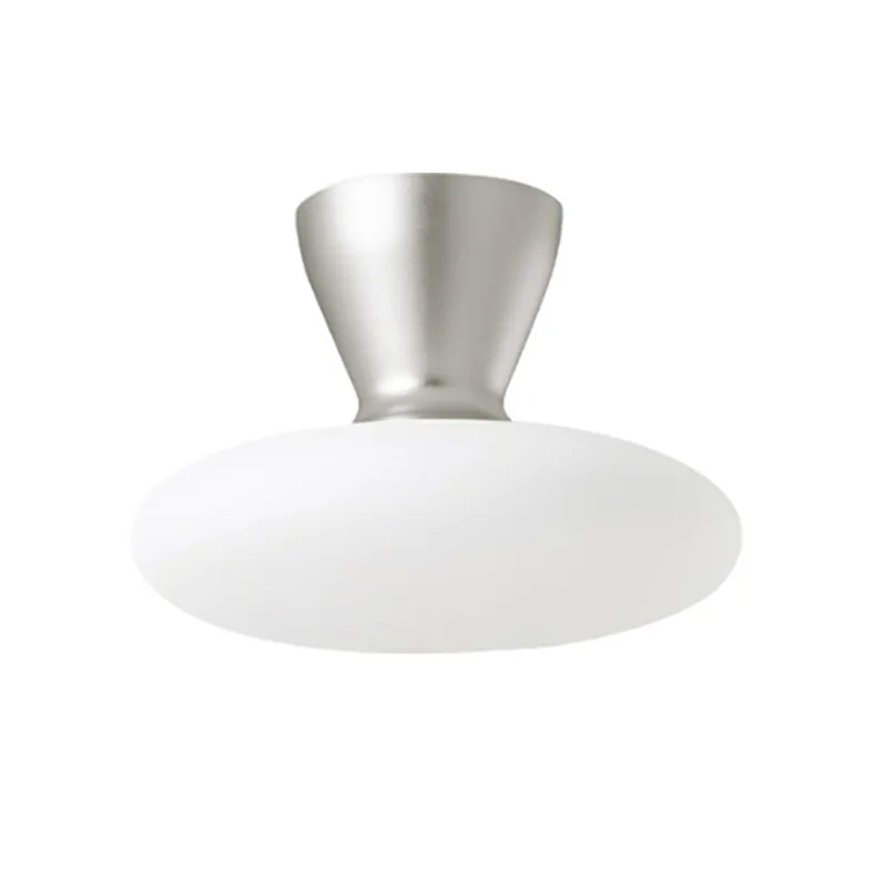 يحتوي مصباح سقف المدخل الشمالي الجديد على ضوء ممر شرفة الفطر القديم مع تصميم ضوء زجاجي بسيط