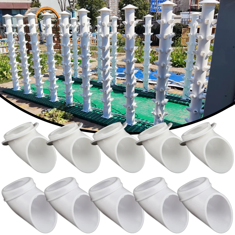 2Pcs/5Pcs DIY Hydroponic Colonization Cups Garden Veg  Vertical Tower Planter Fittings Hydroponic system Colonization Cups