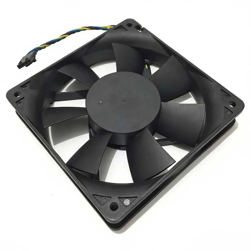 For Original JMC / DaTech 1225-12 HBAPW 12000B0038 DC 12V 1.84A 120x120x25mm 4-Wire Server Square cooling Fan